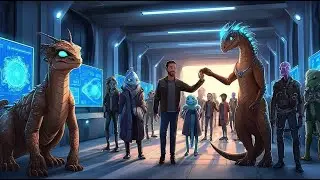 He Walked In With a Dragon at His Side—The Alien Principal Finally Grasped Friendship HFY HFY Sci-Fi