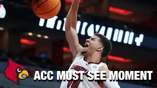 Louisville's Samuell Williamson Puts Quentin Post On A Poster | ACC Must See Moment