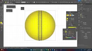 cricket BALL draw in AI || ADOBE ILLUSTRATOR 2026 #graphicdesign #tutorial #adobe