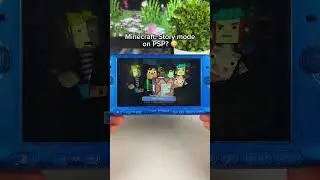 Minecraft story mode actually exists on psp 😳