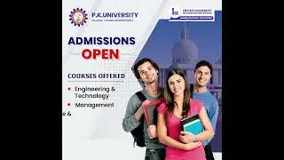 Admissions Open (2023-24)- P.K. University (M.P) #admission #career #nursing #pharmacy #engineering