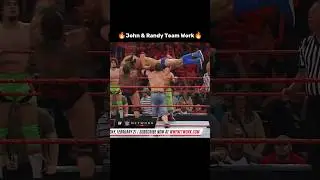 John Cena and Randy Orten VS Raw Roster🔥#shorts #youtubeshorts #trending #ytshorts #viralvideo #wwe