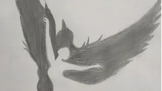 Motivational pencil drawing 