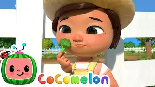 JJ and Nina's Vegetable Farm Song | Cocomelon | Moonbug Kids - Play Outside with Friends