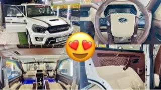 🔥 2020 SCORPIO BEST MODIFIED EVER | FULL CUSTOM INTERIOR | CERAMIC COATING | AUDIO UPGRADE 🙉 😍