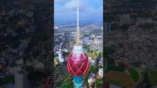 Top View from Lotus Tower Colombo 😍 #shorts #travel