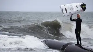 I Made a Surfboard out of Trash!?