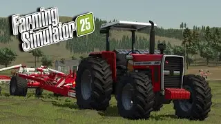 Game play com Trator BR - Massey Ferguson 299! Farming Simulator 25 (Ep2)
