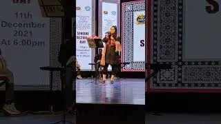 Sindh Muhnji Aman Live by Anina Fida | Anina Fida Song ! Anina Fida Live Performance on Cultural Day