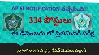 Andhrapradesh si police syllabus,exam pattern, notification details fully coverd 2018