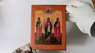 Icon Saints Peter and Paul with John the Forerunner Baptist