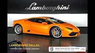 2016 Lamborghini Huracan LP 610-4 Arancio Borealis LC516
