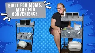 2 in 1 Diaper Caddy Cart &ndash; Best Nursery Organizer