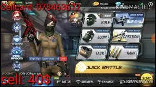 Sell account crisis action 40$,លក់account crisis action 40$