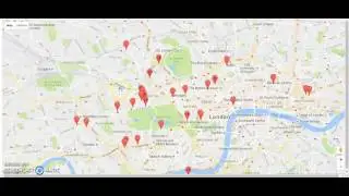AngularJS Google Map search based on the geo location(XML Feed)