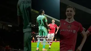 Wrexham Beats Premier league Side Nottingham Forrest #wrexham #football #facup #news