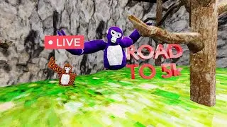 🔴Gorillatag livestream challenge (Road to 5k) #Gorillatag #Gtag #vrgames #vr #fyp #live