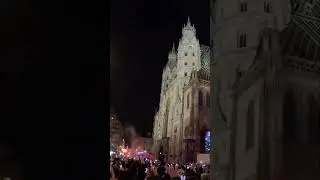 New Year's Eve in Vienna 2024 (Viyanda Yılbaşı 2024)  #austria  #cathedral  #newyear2024  #vienna