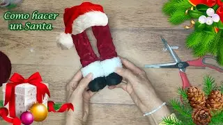 Hermoso SANTA con RECICLAJE gastando poco | MAKE a SANTA at HOME with RECYCLING | faça um Papai Noel