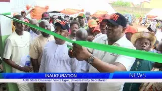 ADC State Chairman Visits Egor, Unveils Party Secretariat