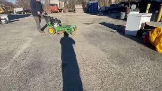 GovDeals: John deer walk behind zero turn