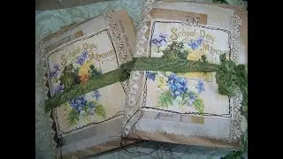 School Themed Journals Seneca Pond Crafts & TLC Creates  SOLD - Thank You
