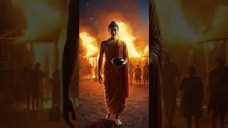 Buddha Stops a Raging Fire ✨🙏 #buddha #shorts #buddhism