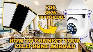 V380 PRO CCTV PAANO MAG CONNECT ng CELLPHONE ABROAD