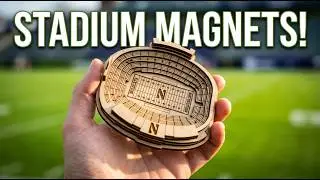 Your Favorite Football Stadium as a Refrigerator Magnet