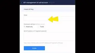 How to create Huobi platform sub-account and API