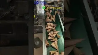 🔥🔥🔥Automatic Crispy Ice Cream Cone Production Line for Industrial Business#cone #wafflecone