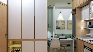 TINY APARTMENT 17sqm ( 183sqft MICRO APARTMENT TOUR ) | SPACE SAVING IDEAS | NEVER SAY TOO SMALL