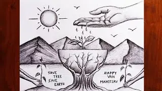 Save Trees Save Earth Drawing Ideas Beautiful