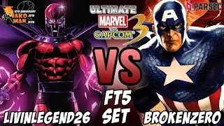 UMVC3 Parsec FT5 Set - livinlegend26 (Magneto/Doctor Doom/Akuma) VS BrokenZero