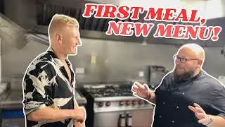 Trying Our First Meal from the Brand-New Menu!