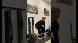 200kg warm up @19yo #deadlift #200kg #440lbs