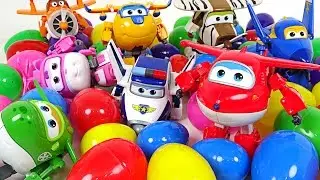 The eggs fall from the sky. Super Wings Surprise Eggs - DuDuPopTOY