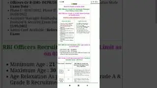 RBI Officers Grade B & Assistant Manager Recruitment 2022 Online Form Start