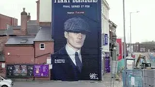 Stunning 'Peaky Blinders' series 6 mural unveiled in Digbeth, Birmingham | I Am Birmingham