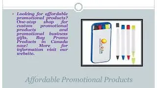 Custom Promotional Products Canada   PromoYourWorld