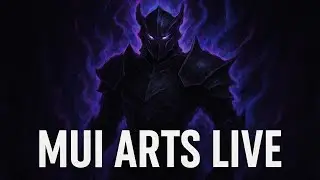 LIVE NOW | Igris Pen Art ⚔️ | Dark & Epic Anime Sketch | MUI ARTS