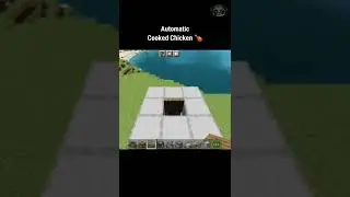 Automatic Cooked Chicken Machine | Minecraft Redstone Builds | MCPE | #shorts #minecraft #mcpc