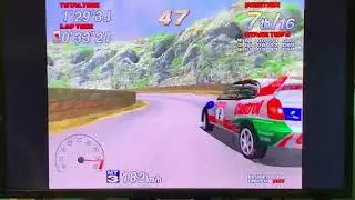 Sega Rally 2 emulator Mountain Peugeot 306