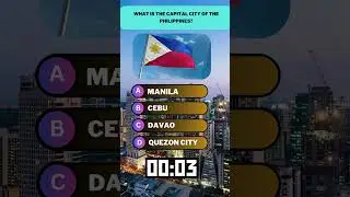 What is the Capital City of the Philippines? #quiz #worldquiz #travelgames