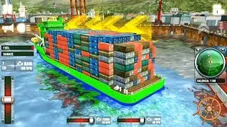 Ship Simulator 2019 #2 - Container Ship Driving - Android Gameplay FHD