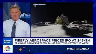 Firefly Aerospace prices shares at $45, above the expected range
