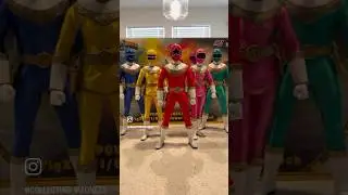 ThreeZero Zeo POWER RANGERS!! #actionfigures #powerrangers #toys #sideshow