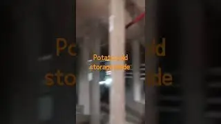potato cold storage inside