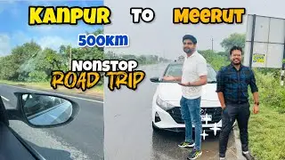 500 KM Nonstop Kanpur to Meerut Road Trip 🛣️ | Bulandshahr ke Kanji Vade Ka Swad! 🤢🫨 @Umishvlog 