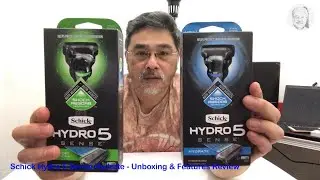 Schick Hydro 5 Sense Hydrate Blue - Unboxing & Features Review